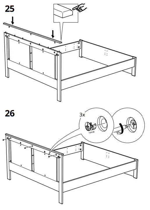 IKEA SONGESAND Bed Frame - fig 18