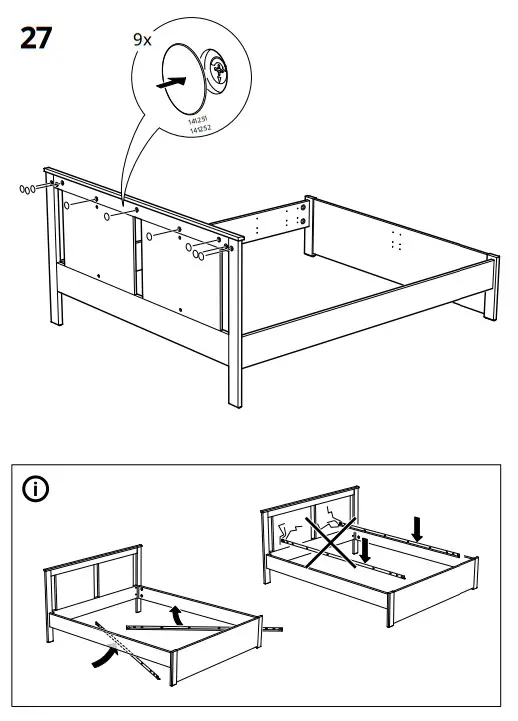 IKEA SONGESAND Bed Frame - fig 19