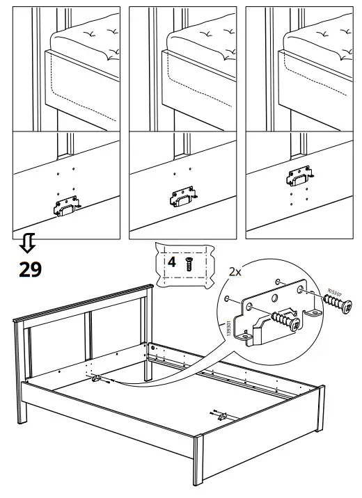 IKEA SONGESAND Bed Frame - fig 21