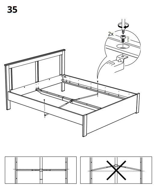 IKEA SONGESAND Bed Frame - fig 24