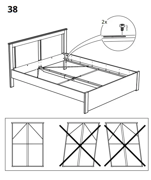IKEA SONGESAND Bed Frame - fig 25