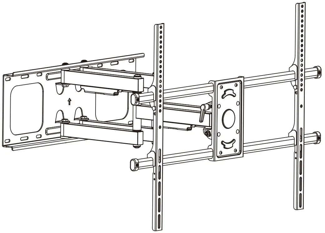 SECOMP 17991207 Full Motion LED LCD TV Wall Mount