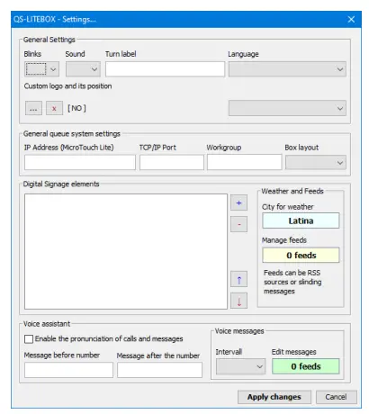 System configuration