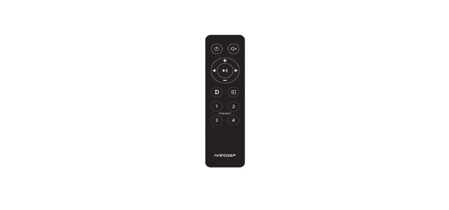 Minidsp V2 Ir Remote Control User Manual