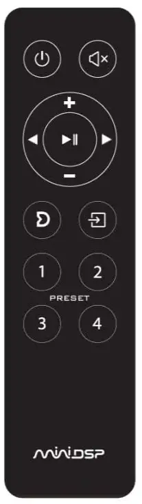 MINIDSP V2 IR Remote Control-PRODUCT