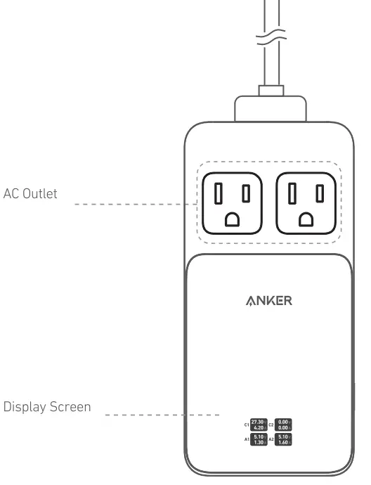 ANKER A9128 140W Prime 6 In 1 Charging Station - Figure