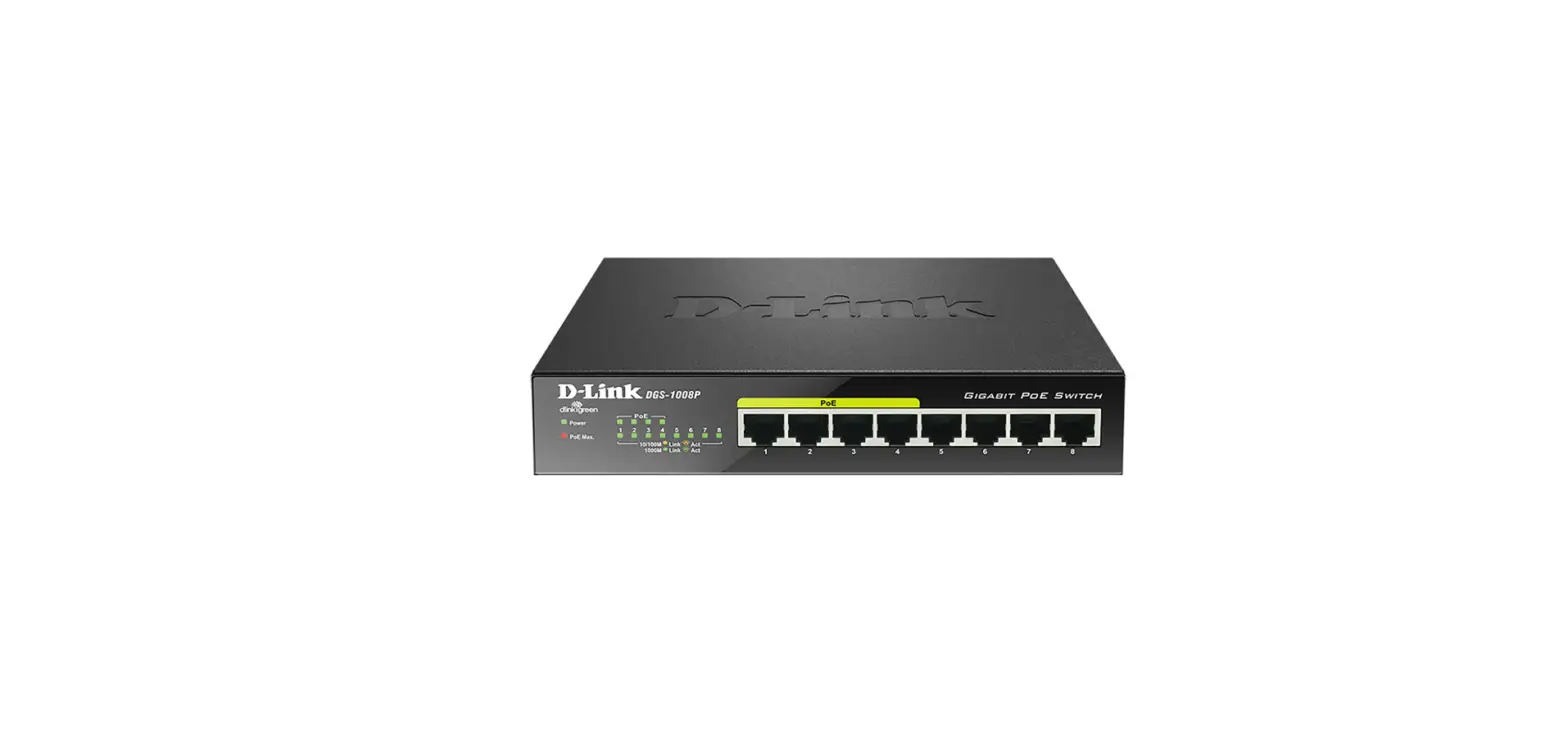 D-link Dgs-1008p 8-port Gigabit Poe Desktop Switch User Guide