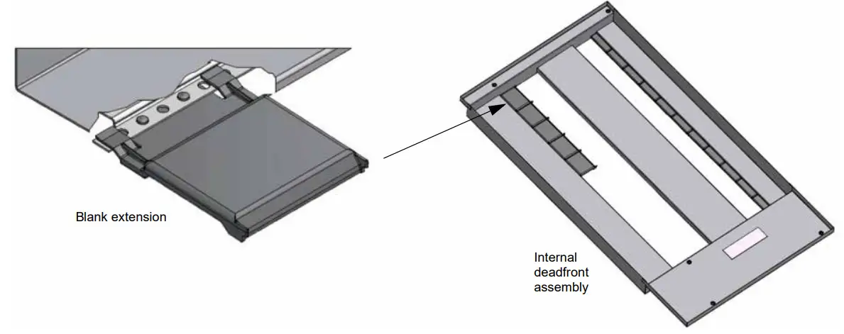 Schneider Electric PowerPact H L Frame Circuit Breaker with Micrologic 5 or 6 Retrofit - Blank extension