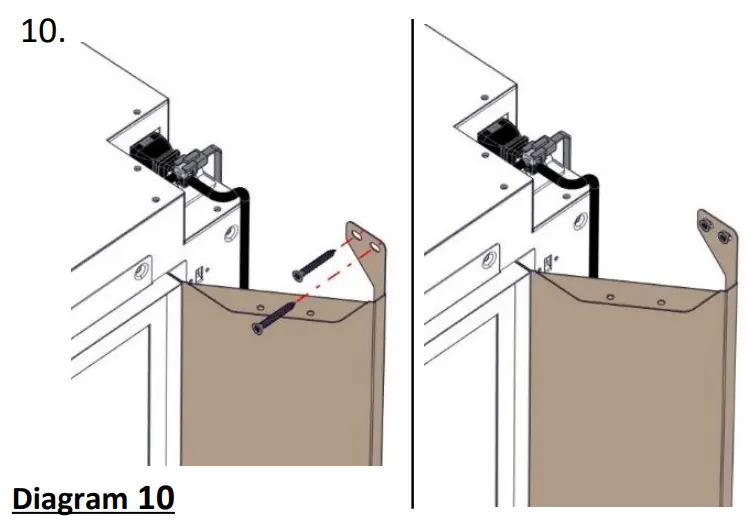 bemodern Arteon 10003SL Built In Electric Fireplace - Diagram 10