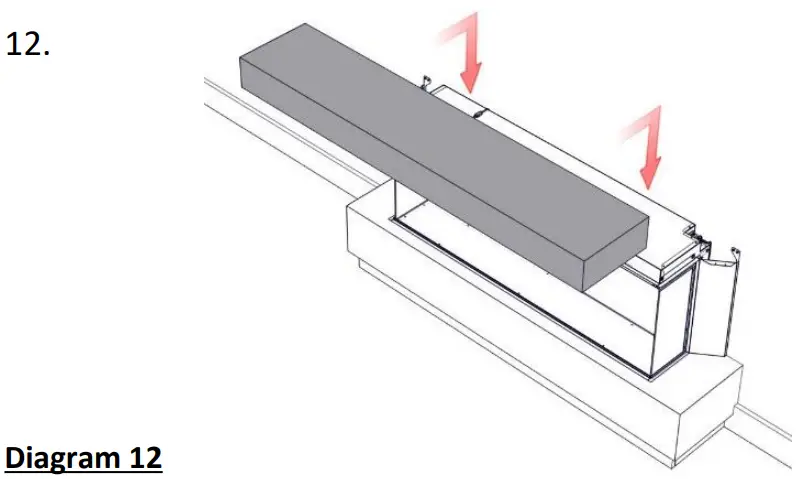 bemodern Arteon 10003SL Built In Electric Fireplace - Diagram 13