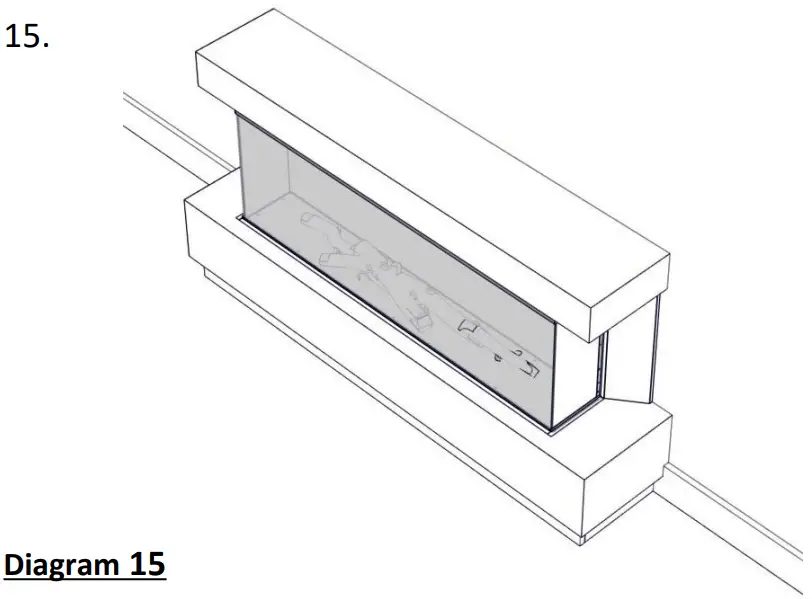 bemodern Arteon 10003SL Built In Electric Fireplace - Diagram 16