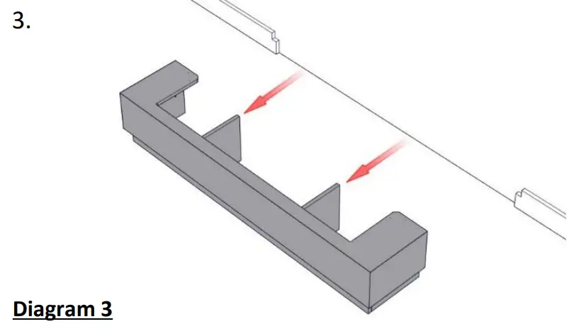 bemodern Arteon 10003SL Built In Electric Fireplace - Diagram 3