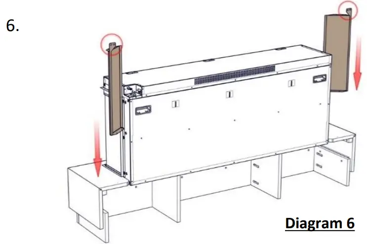bemodern Arteon 10003SL Built In Electric Fireplace - Diagram 6