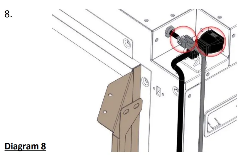 bemodern Arteon 10003SL Built In Electric Fireplace - Diagram 8