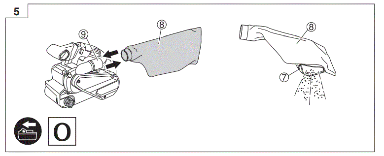 HIKOKI SB3608DA Cordless Brushless Belt Sander fig-5