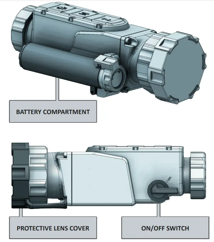 NITEHOG Viper 50 Next Dual Thermal Imaging Device - Fig 1