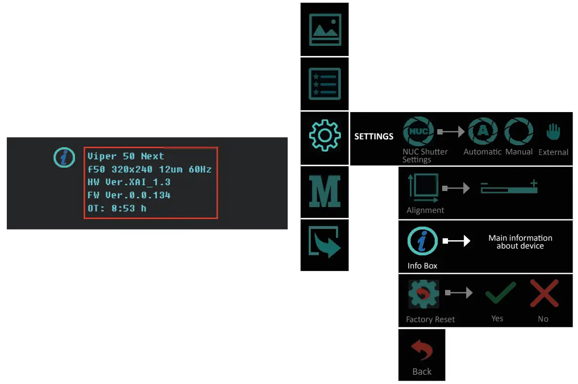NITEHOG Viper 50 Next Dual Thermal Imaging Device - Fig 21