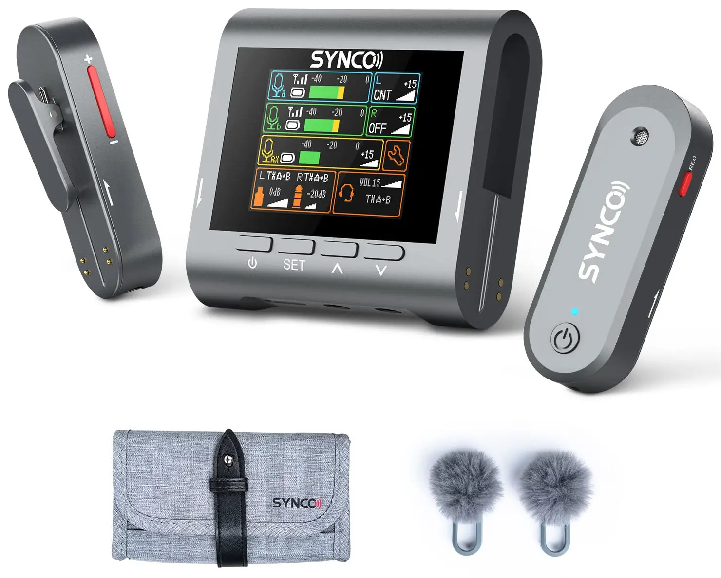 SYNCO B0BN34C4CJ Wireless Lavalier Microphone G3 Lapel Mic