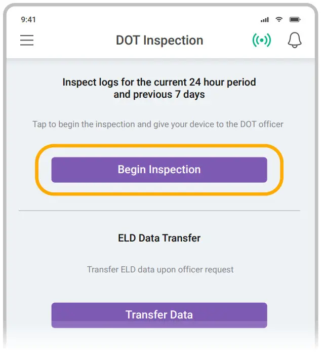 SHELD Device Ap - Begin Inspection