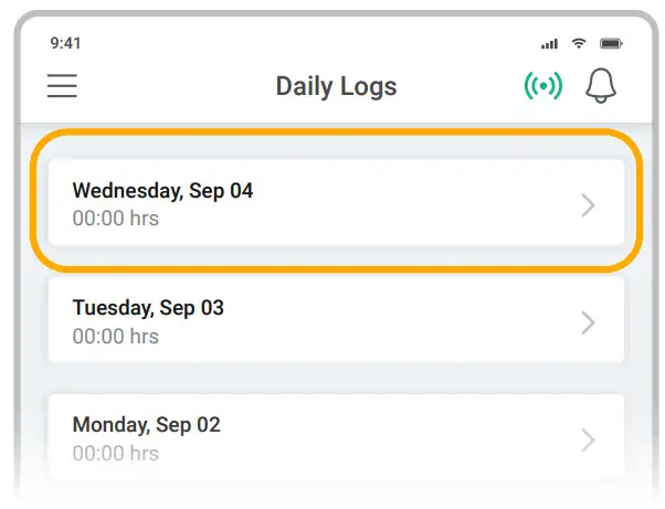 SHELD Device Ap - daily log
