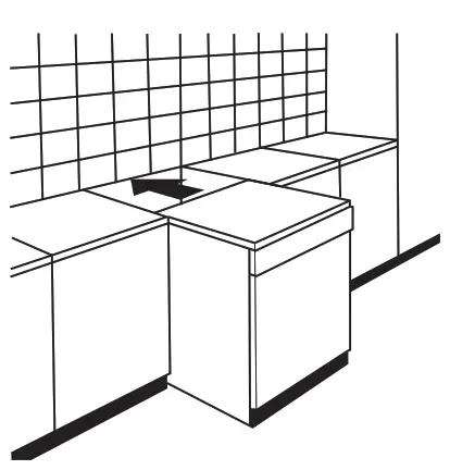 Hisense HSCE14FS 60cm Stainless Steel Freestanding Dishwasher - Fitting