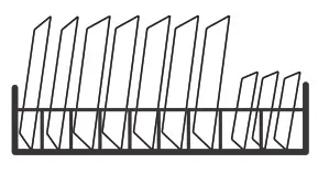 Hisense HSCE14FS 60cm Stainless Steel Freestanding Dishwasher -basket