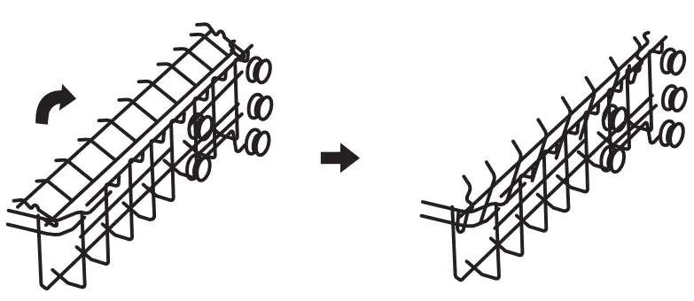 Hisense HSCE14FS 60cm Stainless Steel Freestanding Dishwasher - cup shelves