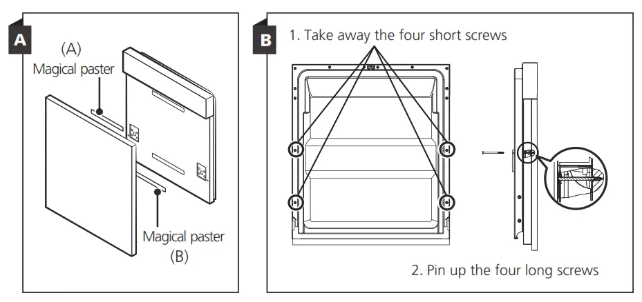 Hisense HSCE14FS 60cm Stainless Steel Freestanding Dishwasher - panel