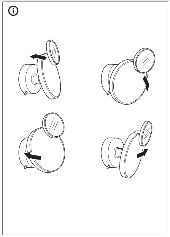 IKEA KABOMBA LED Wall Lamp with Mirror - Figer10