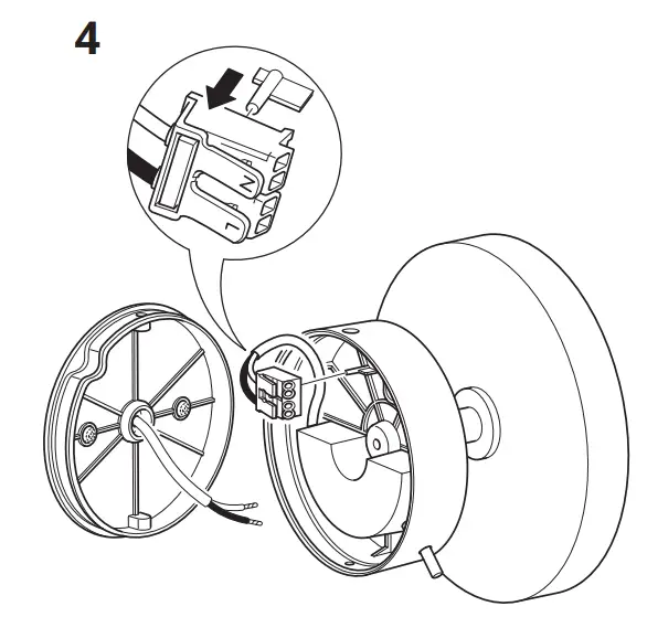 IKEA KABOMBA LED Wall Lamp with Mirror - Figer4