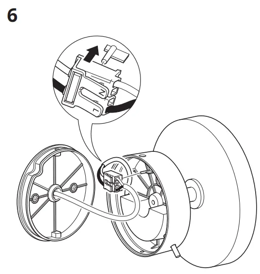 IKEA KABOMBA LED Wall Lamp with Mirror - Figer6