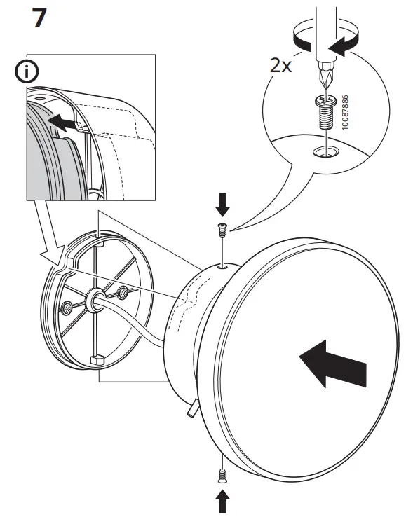 IKEA KABOMBA LED Wall Lamp with Mirror - Figer7