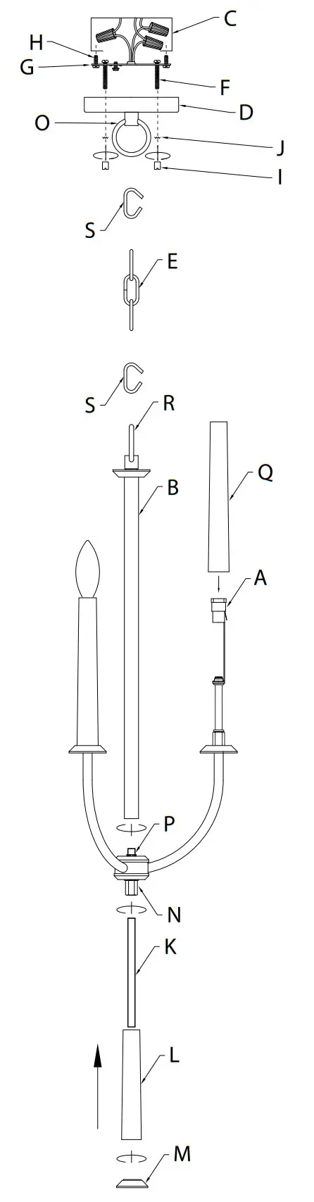 KICHLER 52496BNB Florence Pendant - overview