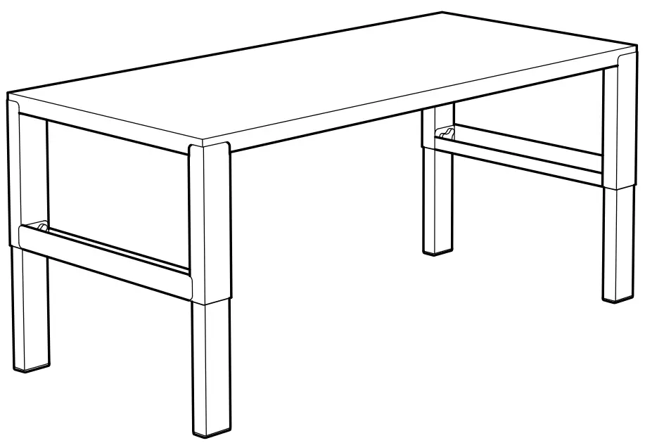 IKEA PÅHL Underframe Desk -