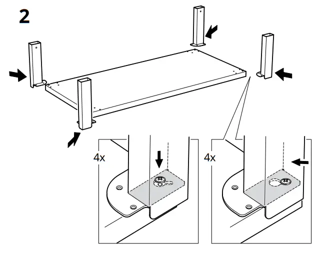 IKEA PÅHL Underframe Desk - Fig2