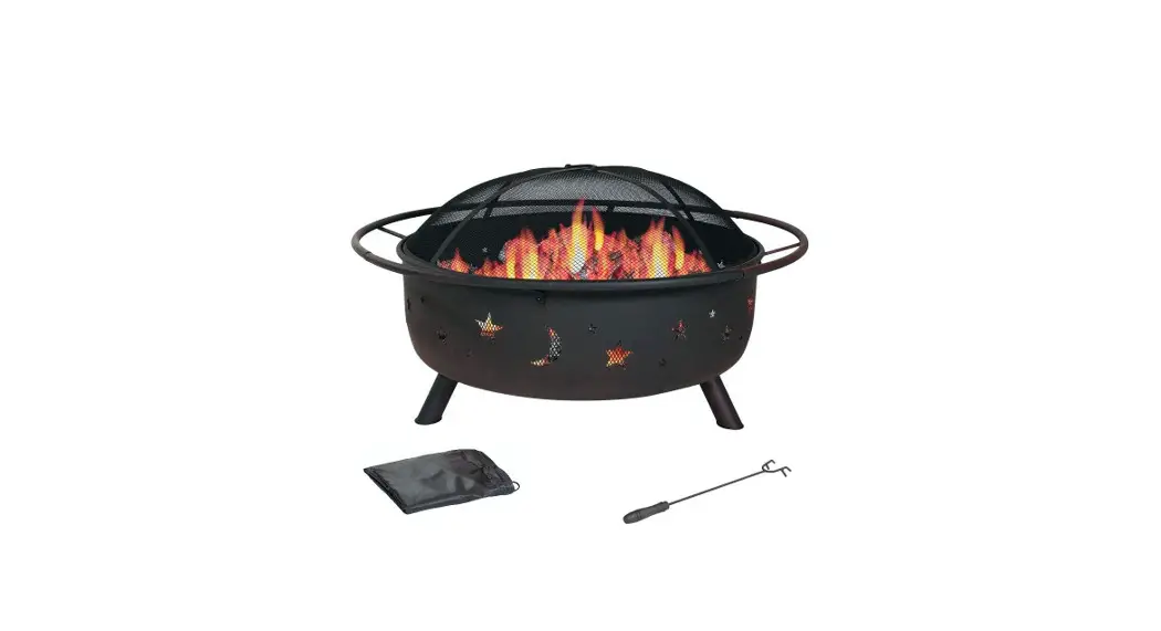 Sunnydaze Decor Cosmic Steel Wood Burning Fire Pit Instruction Manual