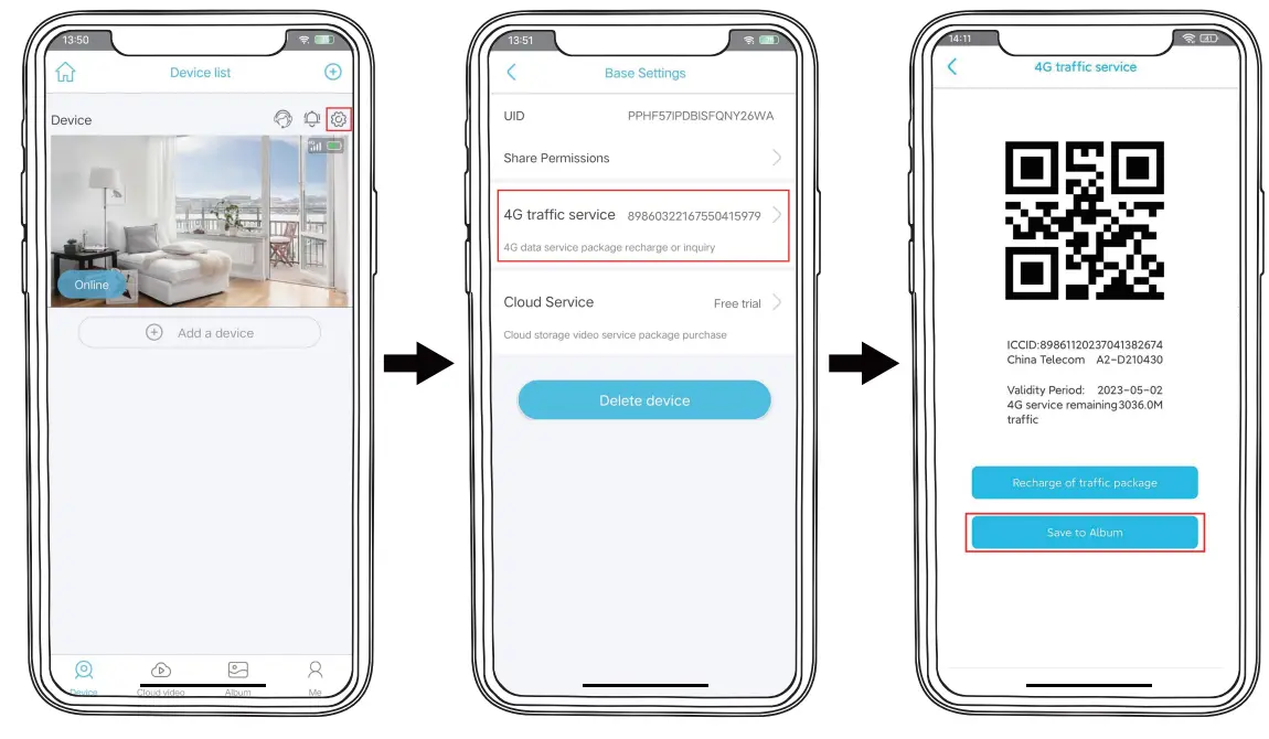 SIM card included in the package)