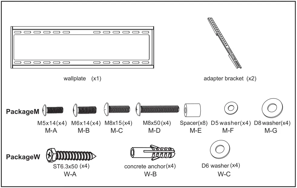 SCHWAIGER LWHF 8035 Mount - content