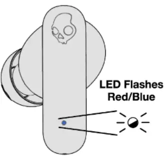 Skullcandy Smokin' Buds Bluetooth Earbuds with Microphone - Pairing New Device