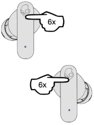 Skullcandy Smokin' Buds Bluetooth Earbuds with Microphone - Sync