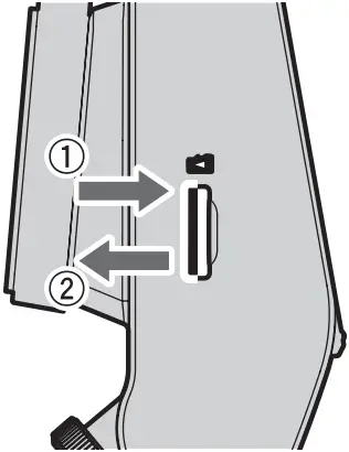Pioneer VREC Z710DH 1080p HD Dash Camera - Ejecting the microSD