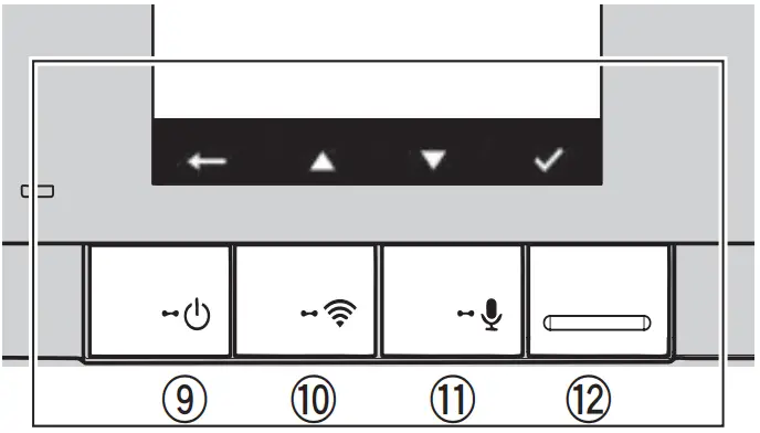 Pioneer VREC Z710DH 1080p HD Dash Camera - MENU screen