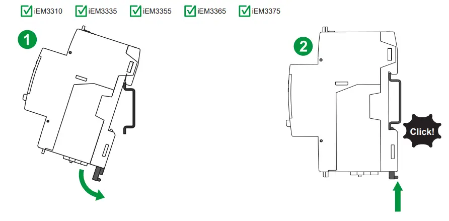 Schneider Electric A9MEM3355 iEM3355 Energy Meter - Overview 1