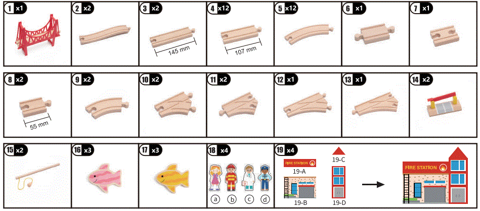 Tiny-Land-WT0007-Wooden-Train-Set-fig-1