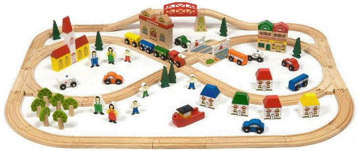 Tiny-Land-WT0007-Wooden-Train-Set-product
