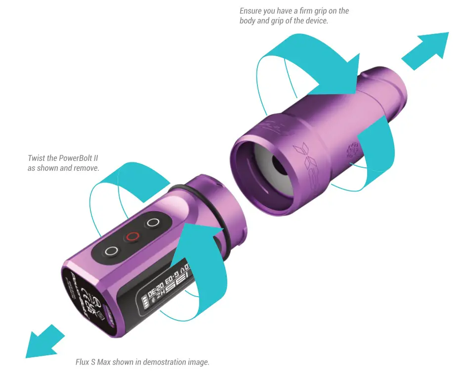 microbeau Flux Max S Permanent Make Up Machine - DETACHING THE POWERBOLT II