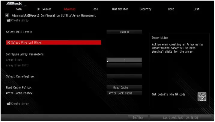 AMD RAID Setup - Physical Disks