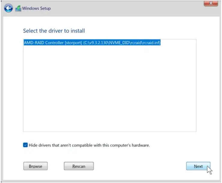 AMD RAID Setup - RAID Controller