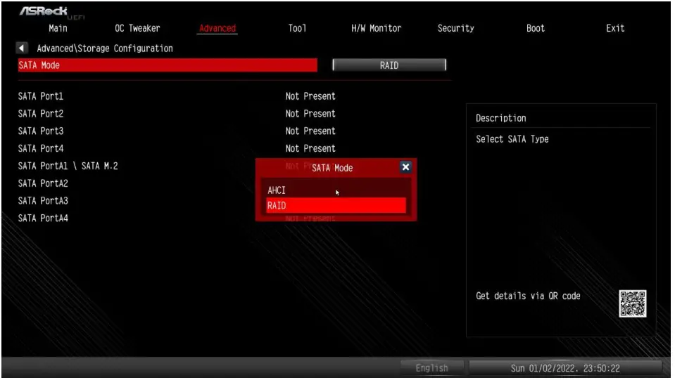AMD RAID Setup - RAID configuration