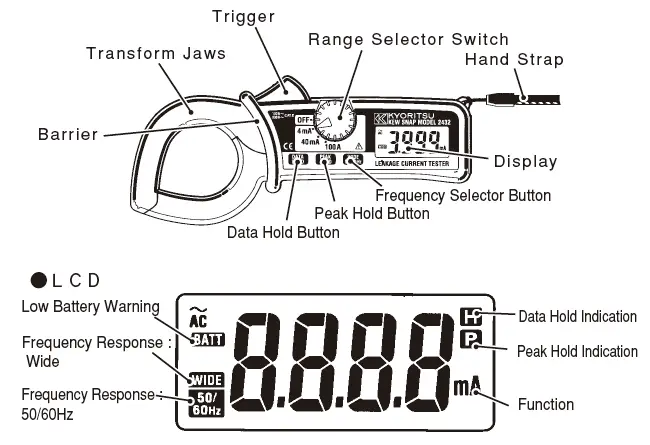 KEW-2433-Leakage-Clamp-Meters-fig-12
